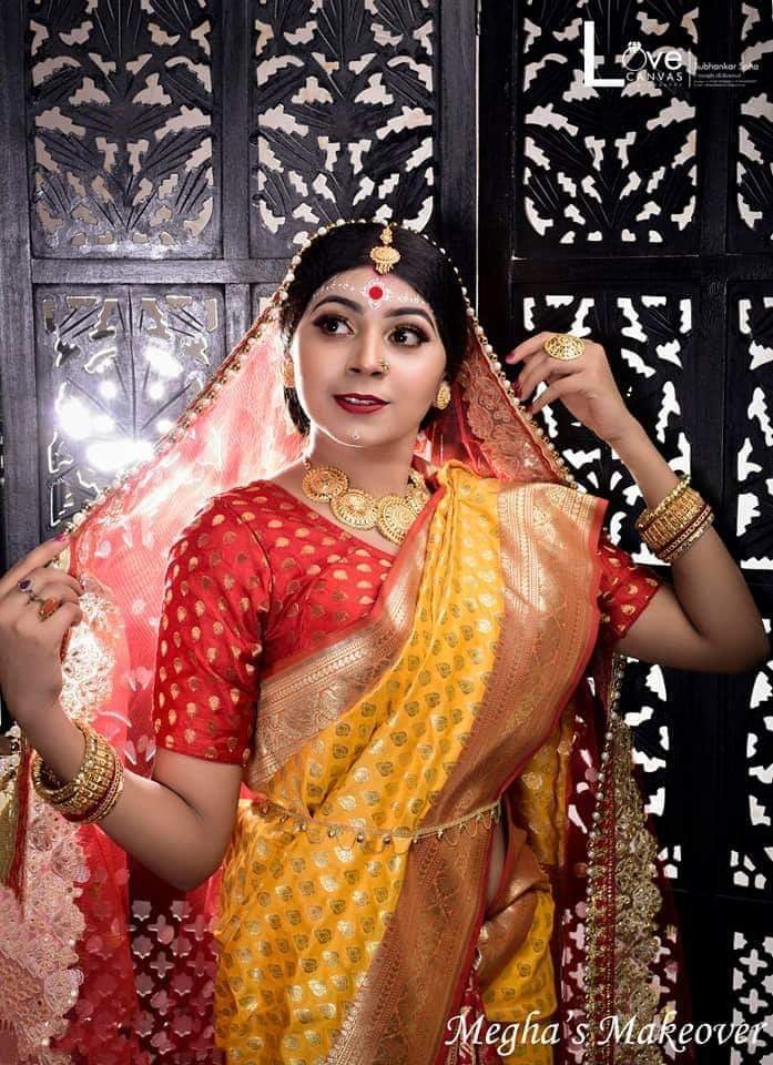 Bridal Makeup Megha Karmakar in Sukchar